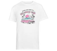 Vintage Nothing Good In A Car Retro Camiseta Blanca Masculina T-Shirt de Manga Corta Male White tee Men Short Sleeve T-Shirt