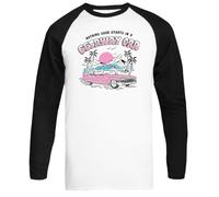 Vintage Nothing Good In A Car Retro Camiseta de Béisbol Unisex Blanca de Manga Corta Unisex Baseball tee White Short Sleeve T-Shirt