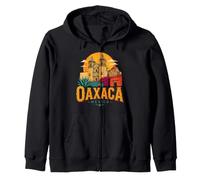 Vintage Oaxaca México Travel Souvenir Monumento Regalo Sudadera con Capucha
