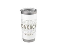Vintage Oaxaca México Vaso térmico de acero inoxidable de doble pared