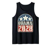 Vintage Obama 2028 Presidente Barack 3er mandato Patriótico Camiseta sin Mangas