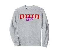 Vintage OHIO Girl Throwback Design, Girly Women Girls Teen Sudadera