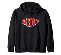 Vintage OHIO Throwback Design, State of Ohio fan souvenir Sudadera con Capucha