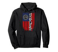 Vintage Old American Flag 1776 We The People USA Sudadera con Capucha