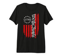 Vintage Old American Flag 4th July 1776 We The People USA Camiseta Premium