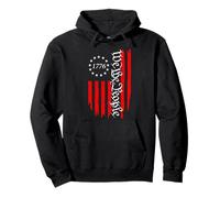 Vintage Old American Flag 4th July 1776 We The People USA Sudadera con Capucha