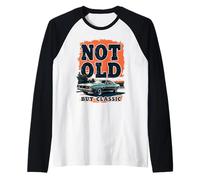 Vintage Old Classic Muscle Car Lover Gift Hombres Mujeres Niños Camiseta Manga Raglan