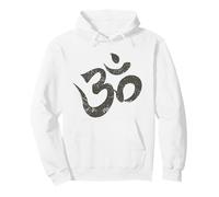 Vintage Om Meditación Espiritual India Yoga Símbolo Om Sudadera con Capucha