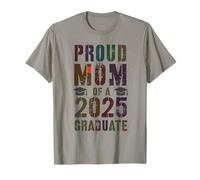 Vintage ORGULLOSA MOM OF 2025 GRADUATE Mama Mommy Momento Outfit Camiseta