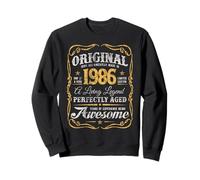 Vintage Original Born In 1986 Classic 40th Birthday Sudadera
