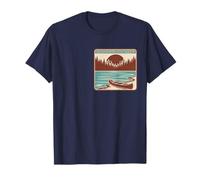 Vintage Paddle Your Own Canoa Retro Outdoor Camiseta
