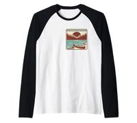 Vintage Paddle Your Own Canoa Retro Outdoor Camiseta Manga Raglan