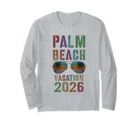 Vintage Palm Beach Vacation 2026 Vacay Swim Travel a Juego Manga Larga