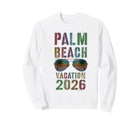 Vintage Palm Beach Vacation 2026 Vacay Swim Travel a Juego Sudadera