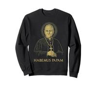 Vintage Papa León XIV Halo Cruz Habemus Papam Romano Pontífice Sudadera