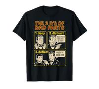 Vintage Papá Pedo Divertido Día Del Padre Pedos Humor Mordaza Retro Camiseta