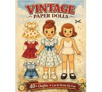 Vintage Paper Dolls: 40+ Outfits | Cut and Dress Up | Fashion Activity Book