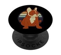 Vintage para Bulldogs Franceses Artículos Retro Frenchie PopSockets PopGrip Adhesivo