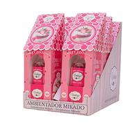 VINTAGE PARFUM Pack 6 Ambientadores Mikado. 6 x 30ml. Fragancia Fresca y Duradera Que llenará Toda tu Estancia.… (Fresas y Nata)