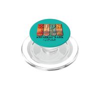 Vintage Parque Nacional Zion Utah Southwest Desert Souvenir PopSockets PopGrip para MagSafe
