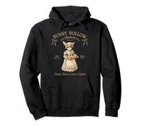 Vintage Pascua Mamá Mamá Panadería Conejo Zanahorias Mujeres Sudadera con Capucha
