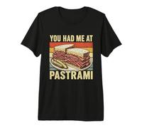 Vintage Pastrami Sandwich Humor Me Tuviste En Pastrami Camiseta Premium