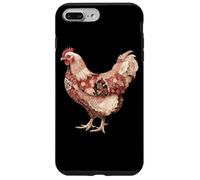 Vintage Patchwork Gallina Encaje Floral Casa de Campo Carcasa para iPhone 7 Plus/8 Plus