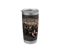 Vintage Patriotic 1776 American Founding Father Bikers Vaso térmico de acero inoxidable de doble pared