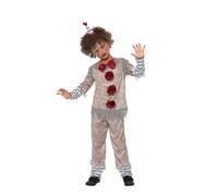 Vintage Payaso Disfraz para Niño Niños Disfraz Payaso Circo Siglos 4-12