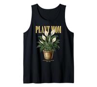 Vintage Paz Lirio Planta Mamá Naturaleza Flora Jardinero Camiseta sin Mangas