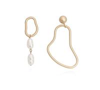 Vintage Pearl Irregular For Women Statement Festive Party Banquet Jewelry High-End Earrings
