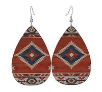 Vintage Pendientes De Mujer De Cuero Nativos Americanos Del Suroeste De Estados Unidos Pendiente Ligeros Pendientes Largos De Cuero Para Mujeres Fiesta Cumpleaños