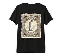 Vintage Penguin Antarctic Wildlife Camiseta Premium