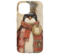 Vintage Penguin Mom For Retro Women Cute Christmas Penguin Carcasa para iPhone 15