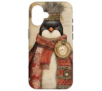 Vintage Penguin Mom For Retro Women Cute Christmas Penguin Carcasa para iPhone 16