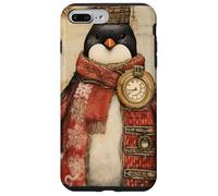 Vintage Penguin Mom For Retro Women Cute Christmas Penguin Carcasa para iPhone 7 Plus/8 Plus