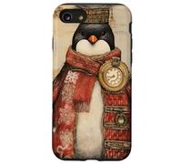 Vintage Penguin Mom For Retro Women Cute Christmas Penguin Carcasa para iPhone SE (2020) / 7/8