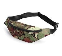 Vintage Peonies Art You Are My Happiness Fanny Pack, riñonera Deportiva para niños Adultos para Hombres y Mujeres