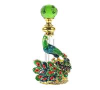 Vintage Perfume Bottle - Portable Refillable Fragrance Atomizer, Elegant Decorative Glass Spray Container | Compact Travel Scent Vial, Pocket Size Aroma Dispenser For Daily Carry Travel Handbag