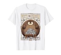 Vintage Pesto The Penguin Big Fluffy Boy Camiseta gráfica económica, Hombre, Blanco, XL