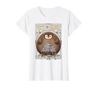 Vintage Pesto The Penguin Big Fluffy Boy Camiseta gráfica económica, Mujer, Blanco, XL