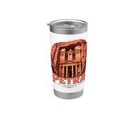 Vintage Petra Jordan - Recuerdo de viaje Vaso térmico de acero inoxidable de doble pared