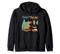 Vintage Phuket Tailandia Travel Souvenir City Turista Regalo Sudadera con Capucha