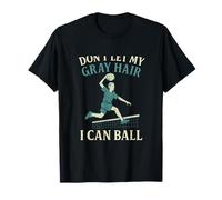 Vintage Pickleball Dunk: Dont Let Grey Hair Ball Camiseta