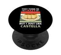 Vintage Piensan Que Estoy Loco Pero Me Gusta Castella Lover PopSockets PopGrip Adhesivo