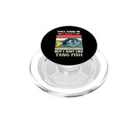 Vintage Piensan Que Estoy Loco Pero me Gusta el Amante de los Peces Tang PopSockets PopGrip para MagSafe