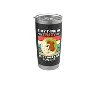 Vintage Piensan Que Estoy Loco Pero Me Gusta El Amante Del Bun Cha Vaso térmico de acero inoxidable de doble pared