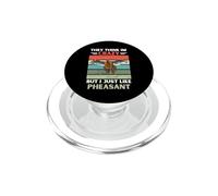 Vintage Piensan Que Estoy Loco Pero Me Gusta El Faisán Amante PopSockets PopGrip para MagSafe
