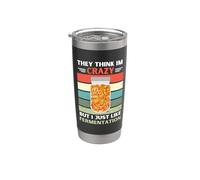 Vintage Piensan que estoy loco, pero me gusta la fermentación Vaso térmico de acero inoxidable de doble pared