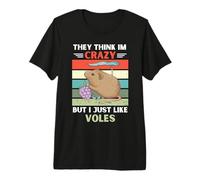Vintage Piensan Que Estoy Loco Pero Me Gustan Los Animales De Los Campañoles Camiseta Premium